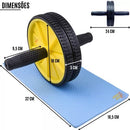 Roda Abdominal Fitness Crossfit Exercicio Malhação Lombar