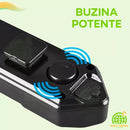 Lanterna traseira de bike  sem fio USB com seta e buzina