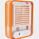 Mini Ar Condicionado Ventilador Mesa Escritorio Usb Portátil