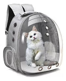 Mochila Pet Visão Panorâmica Astronauta Cachorro Gato Cão