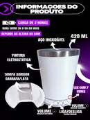Copo Térmico com Caixa de Som Bluetooth