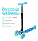 Patinete Infantil 3 Rodas De Led Dobrável