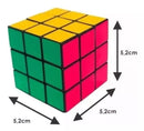 Cubo Mágico colorido 3x3 5cm