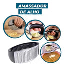 Amassador Espremedor Alho Triturador Manual Portátil Em Inox