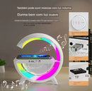 Luminária G-speaker Bluetooth Caixa Som Carregador Indução