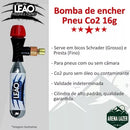 Bomba Encher Pneus E 2 Co2 16g Bicicleta