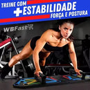 Aparelho Prancha Exercícios Flexão Peitoral Costas Tríceps