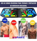 Aparelho Prancha Exercícios Flexão Peitoral Costas Tríceps