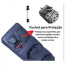 Régua Extensão Elétrica 6tomada Filtro Linha Bivolt