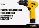 Furadeira Parafusadeira à Bateria 12v C/ Acessórios