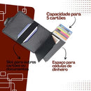 Carteira Slim anti furto por aproximação c/ porta cartões