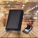 Carteira Slim anti furto por aproximação c/ porta cartões
